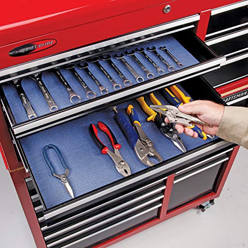 PIG Tool Box, Drawer and Shelf Liner Absorbent Mat with Adhesive Backing - 1 Roll - 50' x 16" Roll - PM50067