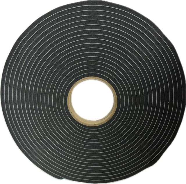 Generic Peak Weather Stripping Tape 1/4 inch Thick Foam x 3/4 inch Wide x 420in. Long Black Black PVC Foam Tape