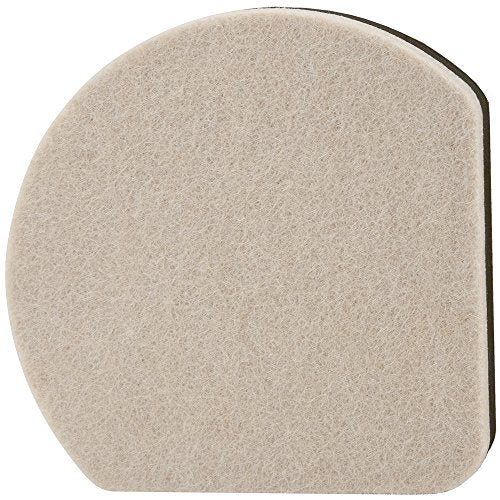 Super Sliders 7" Slide & Hide Reusable Furniture for Hard Surfaces - Effortless Moving and Surface Protection, Beige (4 Pack) - size: 7 Inch, style: For Hardwood