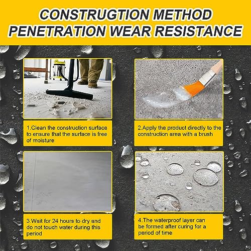 Super Strong Invisible Waterproof Anti-Leakage Agent, 2023 New Transparent Repairing Leak Waterproof Adhesive, Waterproof Insulating Sealant for Home Bathroom Roof (100g) - color: 100g