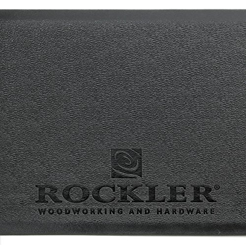 ⅜” Thick Anti Fatigue Mats for Workshop w/ Beveled Anti-Trip Edges - Soft Vinyl Foam Mat for Workbench & Stationary Tools - Roll Out Mat w/ Pebble Grain Surface Finish - Unique Work Area Floor Mats