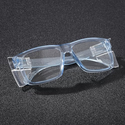 UV400 Bluelight Transition Photochromic Safety Glases Anti Scratch and Impact Resistant,Meets ANSI Z87.1 Standard - color: Glossy Blue