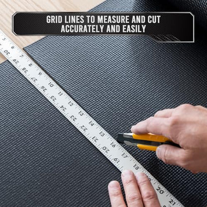 Precision Defined Professional Grade Tool Box Liner, 22 ft x 30", Black | Tool Box Drawer Liner, Shelf Liner Non Slip Mat, Thick Cabinet Shelf Liner, Toolbox Drawer Liner - size: 30"W x 264"L