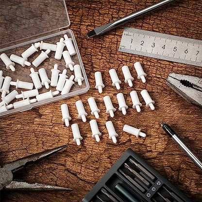 Thyle 100 Pcs Shutter Repair Pins Spring Loaded Repair Pins Replacement Plantation Shutter Windows Tools Supplies