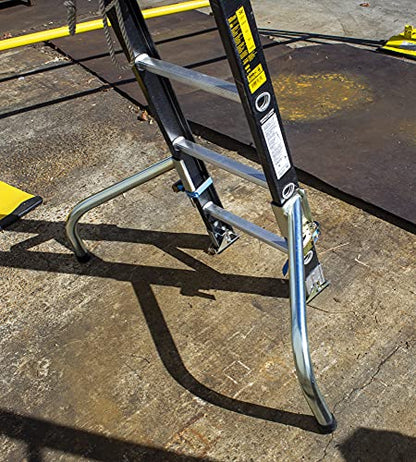 Tie Down Engineering Ladder Safety Legs | Adjustable Ladder Stabilizer Feet |Removable Legs with Strap & Hardware |Stability on Uneven Ground | 11 lb | Pack of 1 (2 Legs + Hardware)