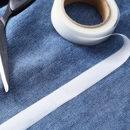 1 Roll 65' Iron on Hot Melt Seam Sealing Tape, Waterproof Fabric Repair Adhesive Fusible Tape for Outdoor Gear Raincoat Tent Awning Sportswear
