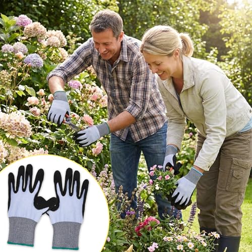 Cut Resistant Gloves, Level 5, Non-Slip Grip, Machine Washable, for Kitchen, Oyster Shucking, Woodworking - color: Black and Grey(male)