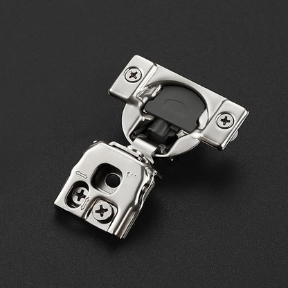 HOME EDIT 2 Pack 1 Pair 1 inch Overlay Soft Close Cabinet Hinges for Kitchen, Stainless Steel Three-Way Adjustable, Concealed Self-Closing Door Hinges - size: 1 inch Overlay