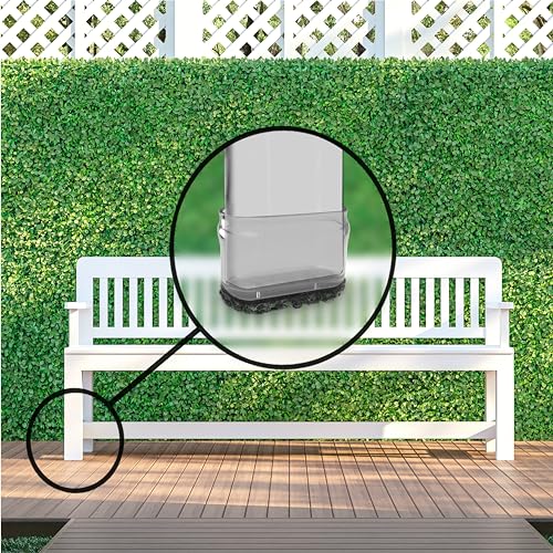 Slipstick GorillaOutdoor Berber Furniture Feet Pads with Clear Sleeve Sock (16 Pack) Weatherproof Outdoor Furniture Sliders for Large Rectangular Legs - size: Rectangular Large x 16