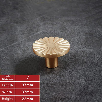 6 Pack Gold Kitchen Cabinet knobs and Pulls - Brushed Gold Zinc Cupboard Drawer Handles for Dresser Drawers - color: Brushed Gold, size: 37 mm, style: 6 Pack Knobs