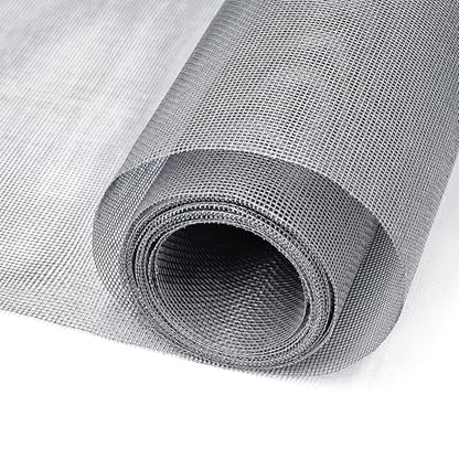 King&Charles Window Screen Door Mesh, Window Screen Replacement/Repair Kit, 48”x118” Fiberglass Gray Mesh, Durable&Visibility & Cuttable & Washble, Easy to Replace/Install/DIY. - color: Gray, size: 48"×118"Mesh