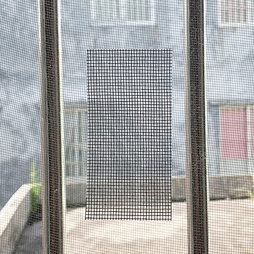 SANKEMU Screen Repair Tape, Extra Wide 16FT, Black, Adhesive & Waterproof, Fiberglass, fix for Screen Door and Window Screen, (4 INCH X 16.5 FT) - size: 4 in X 16.5ft