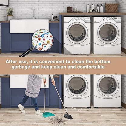 Anti Vibration Pads for Washing Machine, Dryer, Refrigerator, Table, Sofa, Bed & Other Furniture - Black Rubber Round Pads (Set of 8)