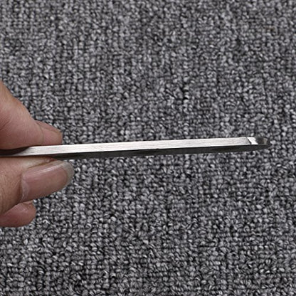 Sumnacon 8Pcs Stainless Steel Flat Plates - 4 Inch Heavy Duty Mending Plate Straight Corner Brace Brackets Connector Furniture Repair Fixing Joint with Screws, Silver - size: 4 Inch Silver