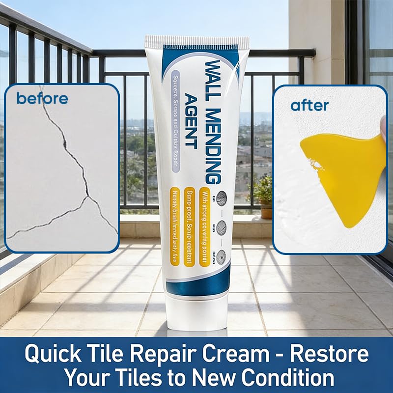 Drywall Patch Repair Kit: Wall Mending Agent for Holes & Cracks - Wall Repair Paste for Nail Holes, Dents & Small Damage (2 pcs) - color: 2 pcs