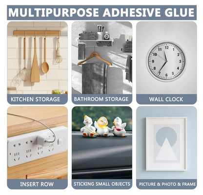 SWRT Double Sided Heavy Duty Tape, 1.18 Inch x 120 Inch Extra Large Nano Transparent Adhesive Tape, Removable Clear Mounting Strips for Walls, Picture Hanging, Posters, Carpet, and Home Decor - size: 1.18 Inch x 120 Inch