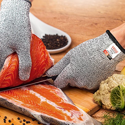VViViD Cut Resistant Comfort Flex Safety Work Glove Pair - Level 5 Protection (Large)