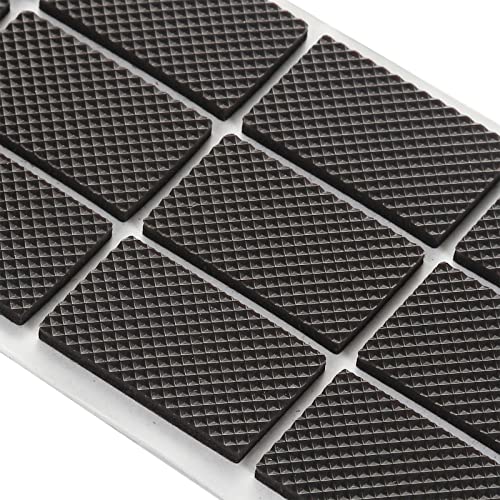 Non Slip Furniture Pads - Round, Square, Rectangle, Furnigear Premium 129 Pieces Furniture Grippers Chair Leg Pads Self Adhesive Rubber Chair Feet- Anti Scratches Furniture Pads for Hardwood Floors - size: Mix 129pcs-Round, Square, Rectangle
