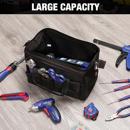 Workpro 12-inch Close Top Wide Mouth Storage Tool Bag, W081020A - size: 12"
