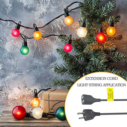 Gray Extension Cord 9FT Thin Flexible Light Duty for Indoor Use 625W 125V 5A 2 Prong Power Cable Plug Ideal for, Humidifier, Holiday Lights, Lamps, Security Cameras, Appliance (1 Pack) - size: 9FT Gray (1Pack)