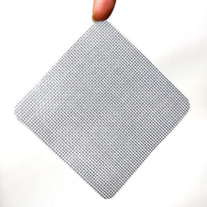 by.RHO Window and Door Screen Repair Patch kit. 25 Patches, (1⅞" x 1⅞" x 20pcs) (3½" x 3½" x 5pcs) - color: Small+medium / Gray