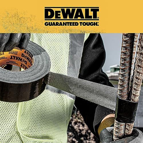 DEWALT Ultra Tough Duct Tape, 1.88 in x 30 yd, Heavy Duty, Ultra Strong, Aggressive Adhesive, All-Weather, 2 Rolls, Black - size: 30-Yard Roll, style: 2-Pack