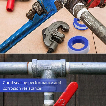 20pcs PTFE Thread Seal Tape, W:12mm L:10m Long,Thread Adhesive Plumbing Tape for Home Use