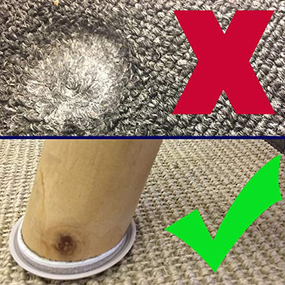 40PCS 1-3/4in.Self Stick Carpet Sliders Self Adhesive Furniture Moving Slider for Carpet Slider,Self-Adhesive Furniture Slider,Moving Pads Moving Furniture Sliders,Furniture Mover Glides Glider