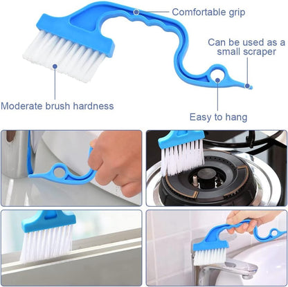 18Pcs Crevice Gap Cleaning Brush,Door Window Track Groove Corner Crevice Cleaning Brushes for Cleaning Window Grooves, Bathroom, Toilet Corner, Kitchen, Faucet, Sink - size: 18pieces