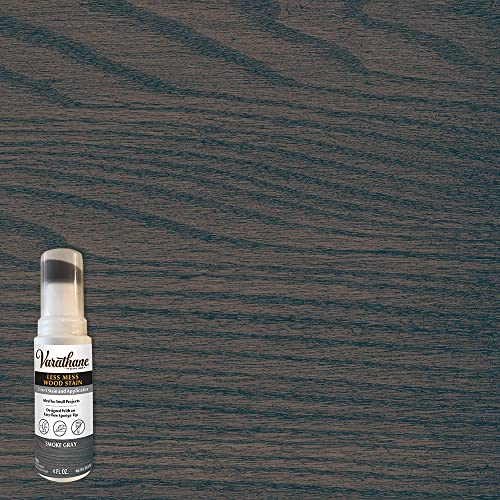 Varathane 368033-4PK Less Mess Wood Stain and Applicator, 4 oz, Smoke Gray, 4 Pack - color: Smoke Gray, size: 4 Ounce (Pack of 4)