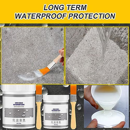 Super Strong Invisible Waterproof Anti-Leakage Agent, 2023 New Transparent Repairing Leak Waterproof Adhesive, Waterproof Insulating Sealant for Home Bathroom Roof (100g) - color: 100g