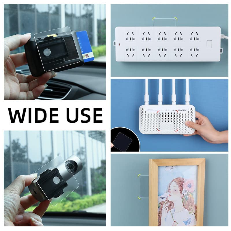 50PCS Double Sided Adhesive Pads for Mounting, 2-3/8inch Two Sided Pre-Cut Square Tape, Sticky Tack Double Sided Tape for Walls Hanging, (2-23/64inch X 2-23/64inch X 0.52MM) - size: 2-23/64inch X 2-23/64inch X 0.02inch
