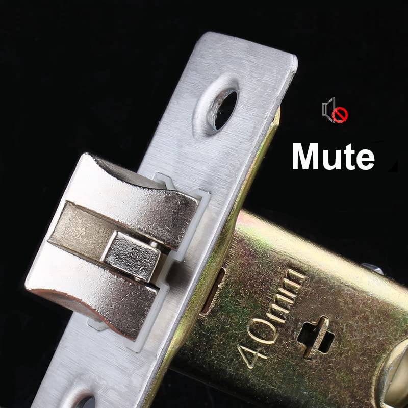 Qrity 1 PCS Tubular Latch 50mm Tubular Door Latch, Tubular Mortice Latch for Lever Door Handles Internal Door Handles - size: 50mm