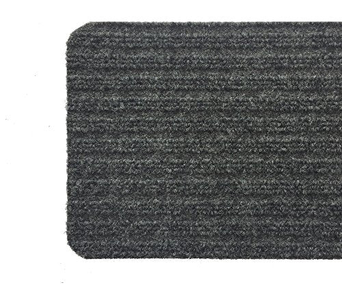 Stair Treads Collection Indoor Skid Slip Resistant Carpet Stair Tread Treads (Dark Grey, 1 Piece (7 in x 24 in)) - color: Dark Grey, size: 1 Pcs - 7"x24"