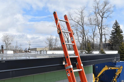 Life Grab Ladder Stabilizer - 2-Pack Adjustable Ratchet Strap System, Universal Fit Ladder Security Accessory, Robust Hook Attachments for Roof & Tree Work, Enhanced Stability & Safety, Easy Install