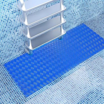 Pool Ladder Mat,36 Inch x 16 Inch Protective Pool Step Mat Non Slip Underwater,Pool Ladder Pad with Non-Slip Texture for Above Ground Swimming Pool Steps Liner and Pool Ladders Stairs