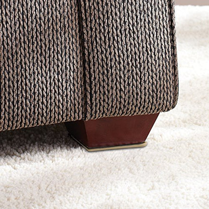 Super Sliders 2-1/2" Self-Stick Square Furniture Sliders for Carpet and Hard Surfaces, Anti-Slip Adhesive Furniture Moving Pads for Beds, Sofas, Dressers, Set of 4, Beige