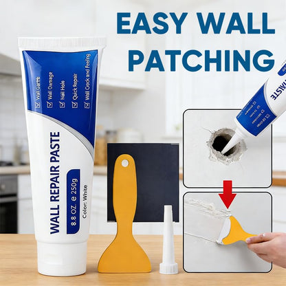 Drywall Patch Repair Kit: Wall Mending Agent for Holes & Cracks - Wall Repair Paste for Nail Holes, Dents & Small Damage (2 pcs) - color: 2 pcs