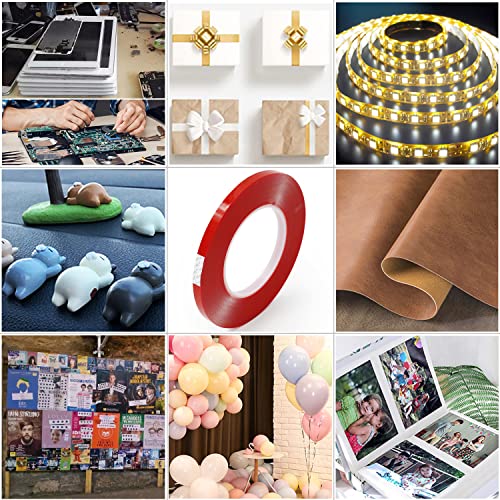 Double Sided Strong Adhesive Tape, 15mm x 15M x 0.5mm Thickness Clear Acrylic Adhesive, Transparent Tape for Laptop Cellphone LCD Screen Repair Plastic Metal Glass DIY - size: 15mm