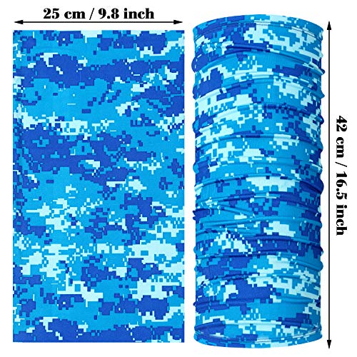 Geyoga Neck Gaiter Bandana Face Mask Summer UV Protection Cooling Breathable Face Mask Neck Scarf Balaclava for Men Women - color: Simple Colors