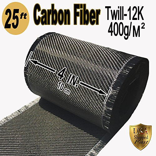 25 ft - Carbon Fiber-Basement Wall Crack Repair Kit - Carbon Fiber Foundation Wall Repair - Easy to use Includes Instructions