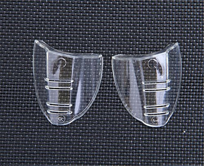 Auony Safety Glasses Side Shields,2 Pairs Slip On Clear Side Shields for Medium to Large Eyeglasses
