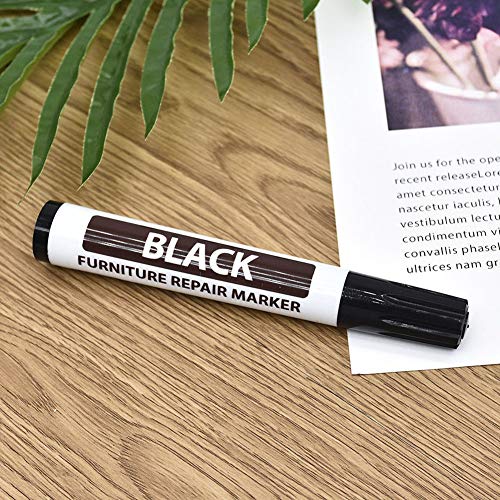 Paint Fix Marker Pen, Paint Fix Filler Pen for Wood Floor Home Touch Up, Wood Furniture Scratch Repair Touch Up Pen, Recolour Marker for Hides Nicks Paint-Fix Stains, Scratches