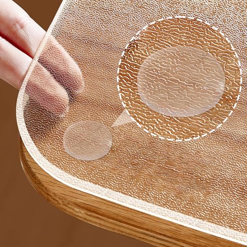 20 PCS Glass Table Top Anti Slip Pads, 0.8" Non-Adhesive Clear Rubber Bumpers Round Table Protector Grippers to Keep Furniture Cabinet Door from Sliding