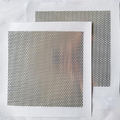 Sagasave Drywall Repair Kit Aluminum Wall Patch, Fiberglass Mesh and Galvanized Steel Panel for Repairing Damaged Exterior Walls and Roofs