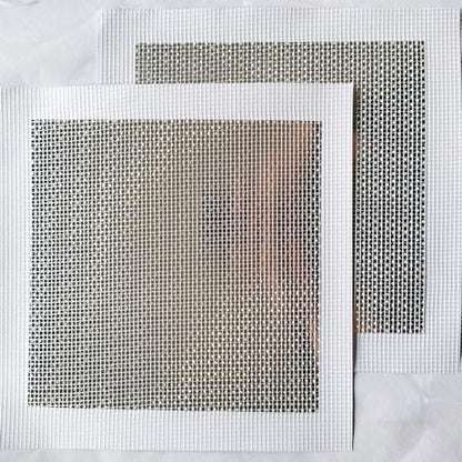 Sagasave Drywall Repair Kit Aluminum Wall Patch, Fiberglass Mesh and Galvanized Steel Panel for Repairing Damaged Exterior Walls and Roofs