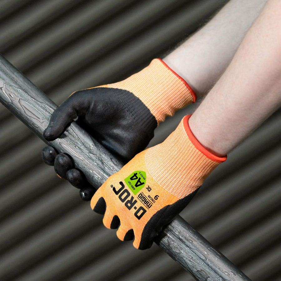 MAGID D-ROC ANSI A4 TriTek Coated Cut-Resistant Work Gloves, 1 Pairs, Size 10/XL (DXG48)