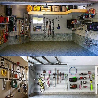 Slatwall Hooks Slatwall Accessories Utility Hooks Garage Storage Tool Organizer Large Heavy Duty Garage Panels Hooks for Ladders Bulk Items - size: Slatwall Hooks 12pack