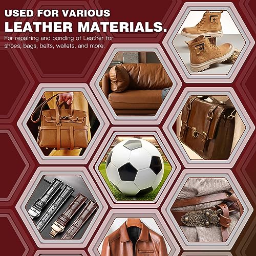 30g Leather Glue, Special Fabric Adhesive for Leather craft, Shoe Repair, Furniture Upholstery, DIY | Strong Bonding Permanent Clear Washable for Genuine Leather Clothing Bags Seats Sofa and PU - size: 30g*1, style: Leather Glue