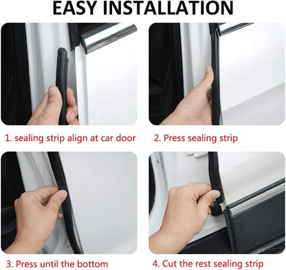 Automotive Door Rubber Seal Strip Trim Seal with Side Bulb for Cars,Trucks, Boats, RVs and Home Applications, Car Door Weather Striping (40Ft) - size: 40Ft